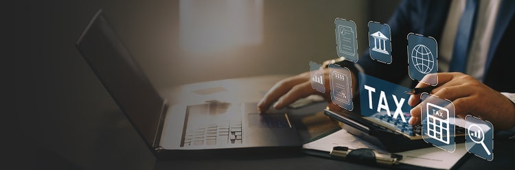 Tax-saving calculator banner